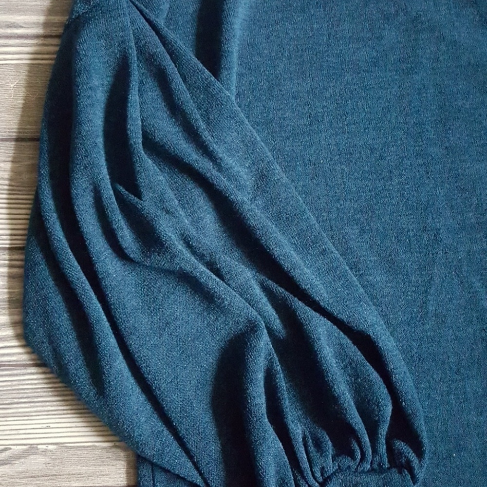 HAZEL Soft Teal Sweater - Picture 4 of 5